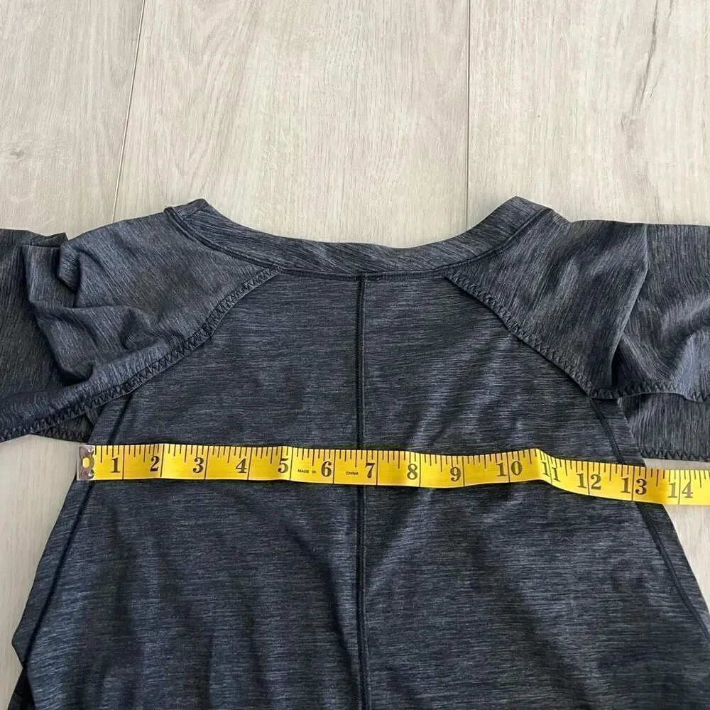 Lululemon Sun Runner Short Sleeve Black size 4